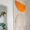 Half Sun Boho Hand Tufted Large Wall Hanging Cotton Tapestry-feel-good-decor