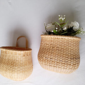 Handmade Rattan Wicker Wall Hanging Basket photo review