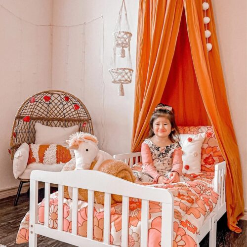 Boho Cotton Canopy Play Tent For Nursery and Kids Room photo review