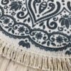 Boho Large Round Cotton Mat With Fringe Bedroom Interior Decorations Living Room Rugs & Mats Feel Good Decor