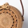 Boho Handwoven Natural Rattan Wicker Cross Body Bag With Braided Pattern Design Bags Rattan & Natural Materials Accessories Wall Hangings New In Feel Good Decor
