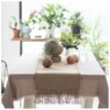 Boho Natural Jute Table Runner Rattan & Natural Materials Rugs & Mats Tableware & Serveware Kitchen & Dining Feel Good Decor