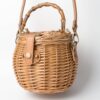 Boho Rattan Bamboo Small Round Bag Bags Rattan & Natural Materials Accessories Feel Good Decor