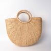 Large Natural Straw Shopper Bag Bags Rattan & Natural Materials Accessories Feel Good Decor