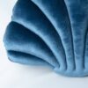 Large Navy Blue Shell Cushion 53 x 35 cm Cushion Covers & Cushions Living Room Bedroom Feel Good Decor