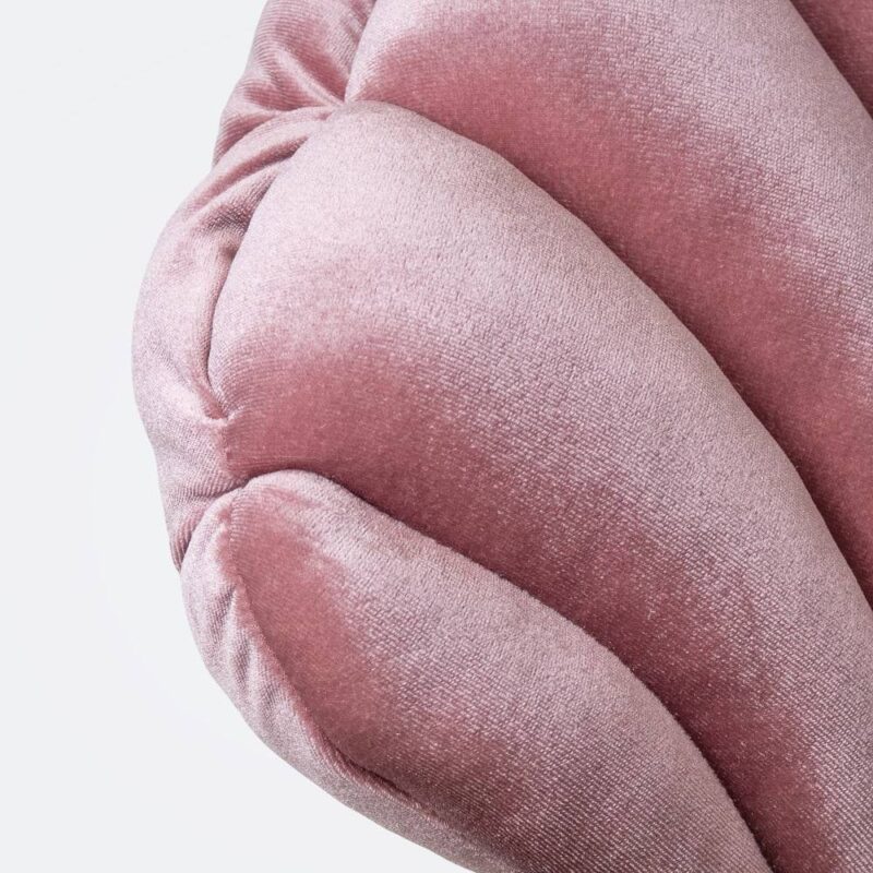 Large Rose Pink Shell Cushion 53 x 35 cm Cushion Covers & Cushions Living Room Bedroom Feel Good Decor