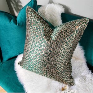 emerald green cushions