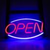 Open Large Neon Light Sign (USB Powered) Wall Hangings Lights Living Room Kitchen & Dining New In Feel Good Decor