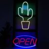 Open Neon Light Sign (USB Powered) Wall Hangings Lights Living Room Kitchen & Dining New In Feel Good Decor