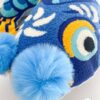 Retro Blue Lucky Koi Fish Pillow Cushion-feel-good-decor-1