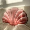 Rose Pink Sea Shell Pillow Cushion-feel-good-decor-3