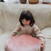 Rose Pink Sea Shell Pillow Cushion-feel-good-decor-6