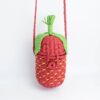 Strawberry Straw Wall Hanging Storage Basket Bag Rattan & Natural Materials Accessories Wall Hangings Storage & Organisers Kids Room Feel Good Decor