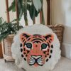 Orange-Tiger-Face-Embroidered-Round-Cushion-Cover-feel-good-decor