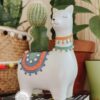 Boho Llama Alpaca Planter Plant Pot Indoor Outdoor-feel-good-decor