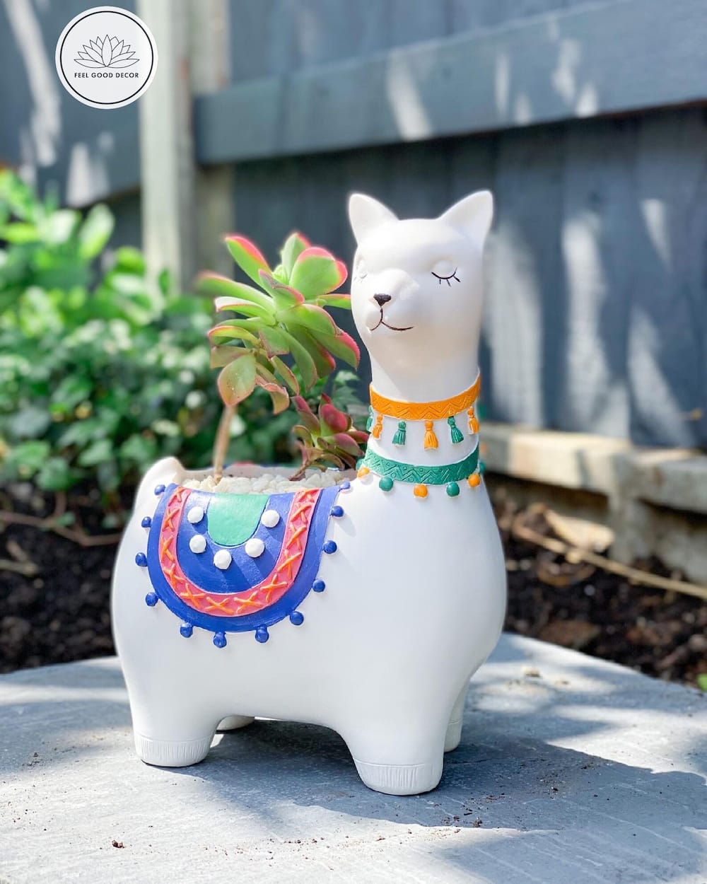 Boho Llama Plant Pot - Feel Good Decor