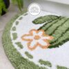 Cactus Semi Circle Bath Mat-feel-good-decor-5