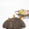Boho Natural Coconut Shell Decorative Trinket Tray Bohemian Eclectic Decor-feel-good-decor