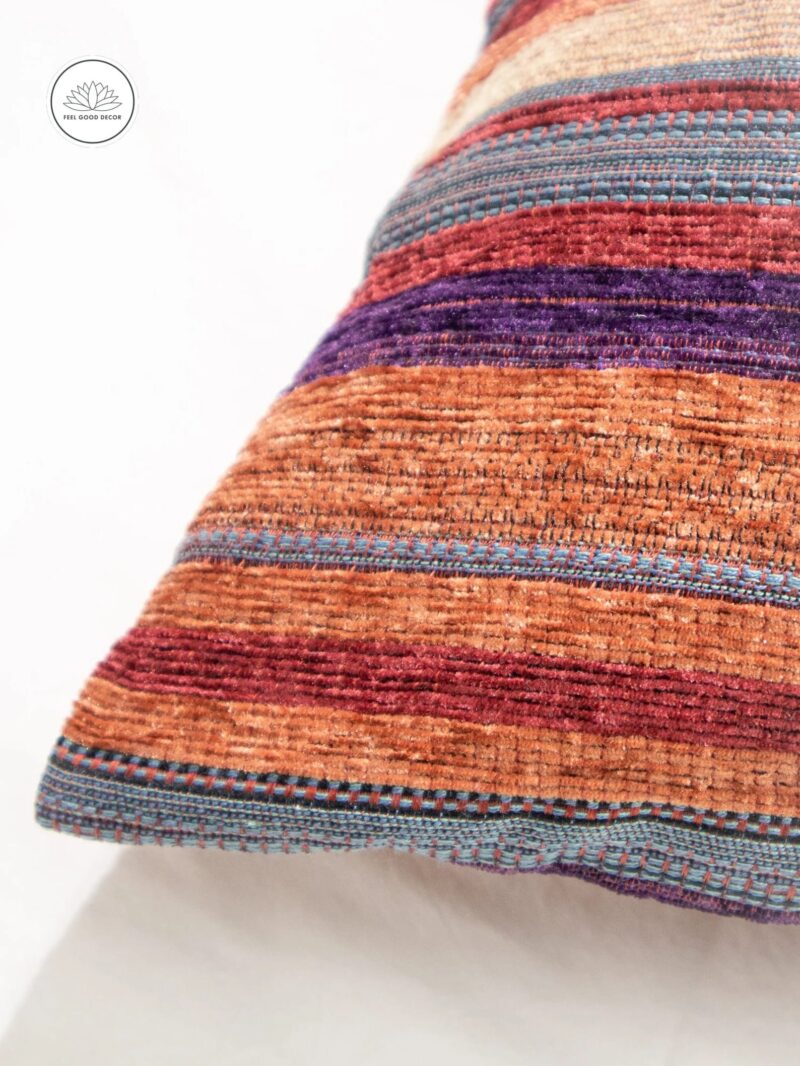 Boho Tribal Ethnic Textured Pillow Cushion Cover-feel-good-decor