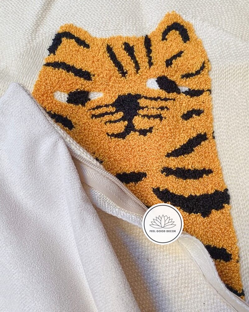 Cute_Tufted_Tiger_Cat_Embroidered_Boho_Kids_Animal_Cushion_Pillow_Cover_Feel_Good_Decor