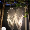 Large Handmade Boho Hippie Macrame Dream Catcher Wall Hanging With Built-in LED String Light-feel-good-decor