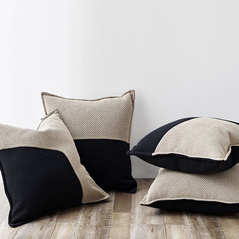 Modern-scandi-minimalist-black-beige-cushion-cover-feel-good-decor-set