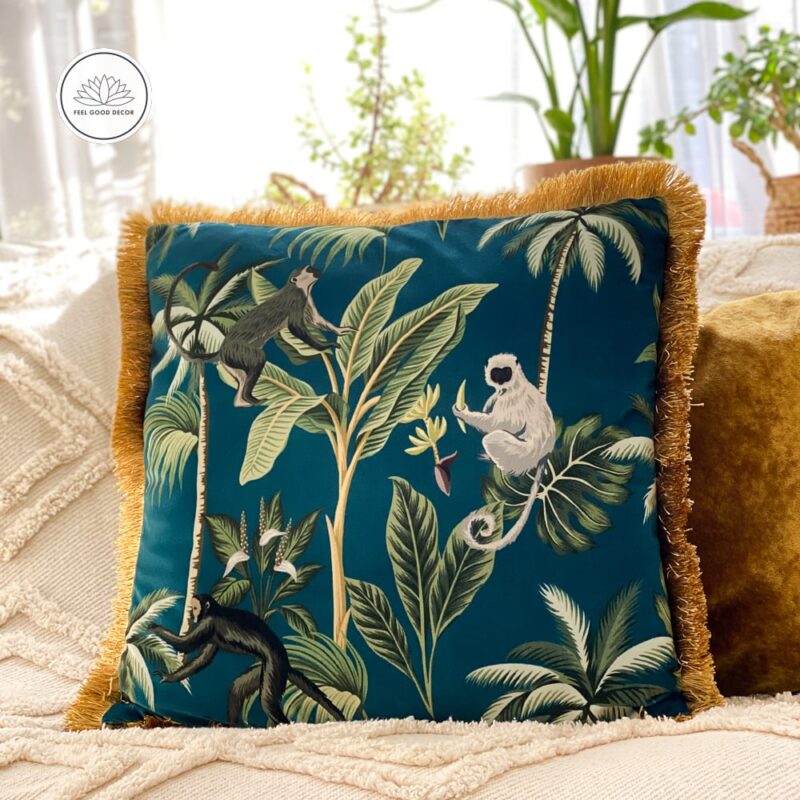 jungle-monkey-velvet-cushion-cover-pillow-cover-feel-good-decor