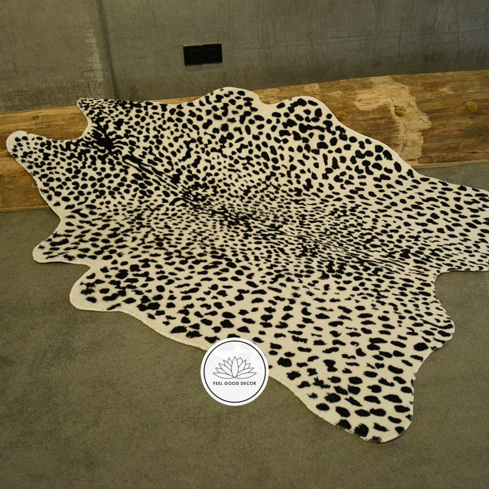 Jaguar Printed Cowhide Rug