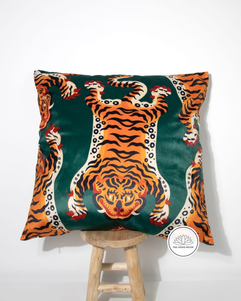 Green_Vintage_Tibetan_Tiger_Print_Luxe_Velvet_Throw_Pillow_Cushion_Cover_Feel_Good_Decor