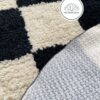 Checkerboard Black and White Accent Rug-feel-good-decor1