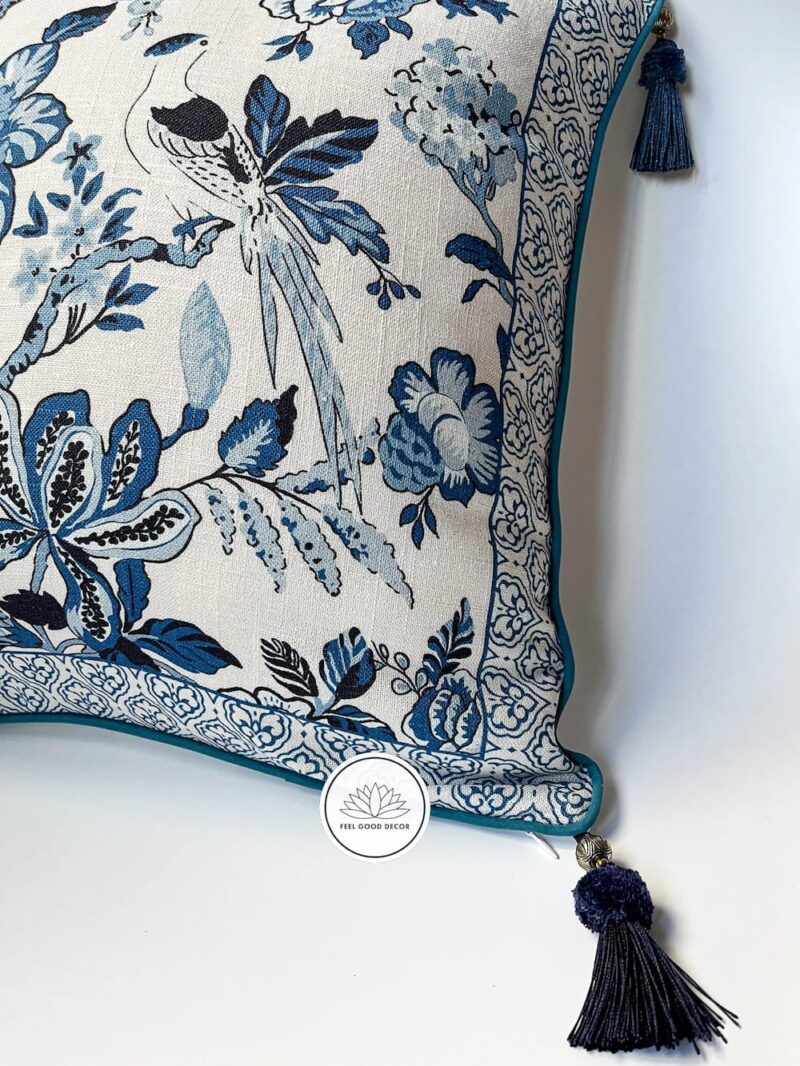 Chinoiserie-Blue-and-White-Throw-Pillow-Luxe-Vintage-Lumbar-Cushion-feel-good-decor