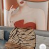 Luxe Animal Print Round Rug Tiger Skin Faux Fur Hide-feel-good-decor