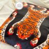 Vintage Tibetan Tiger Print Luxe Velvet Throw Pillow Cushion Cover-feel-good-decor-back